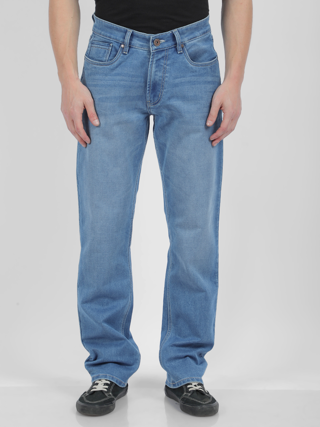 Numero Uno Men Faded Blue Jeans